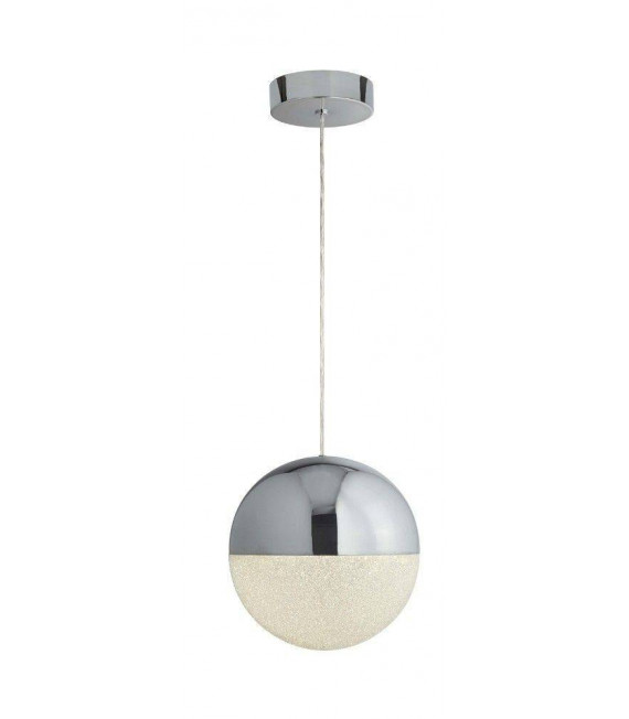 Suspension Marbles 1 ampoule Métal Chrome
