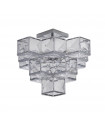 Glacier ceiling light Mild steel Chrome 5 bulbs 39cm