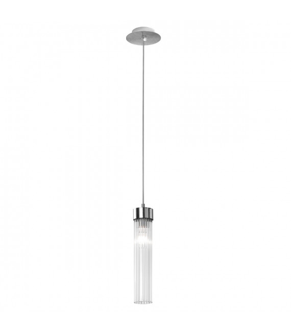 Raggio designer pendant lamp Silver leaf 1 bulb 28cm