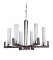 Raggio pendant light Brushed brown 6 bulbs 57.5cm