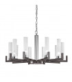 Raggio pendant light 10 bulbs Brushed brown