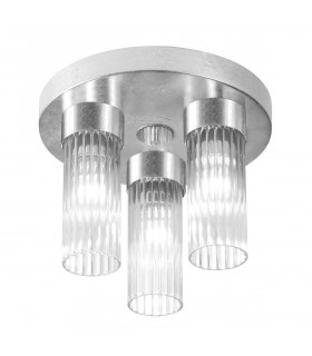 Ceiling light Giro Silver leaf 3 bulbs 21.5cm