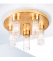 Ceiling light Giro Gold leaf 5 bulbs 21.5cm