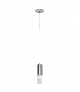 Design suspension Giro 1 bulb Silver leaf