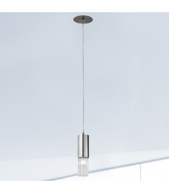 Suspension design Giro 1 ampoule Brun brossé