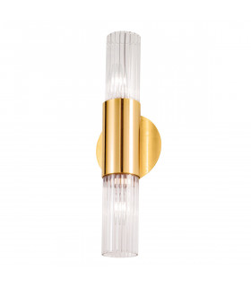 Wandleuchte Giro Blattgold 2-flammig 36cm