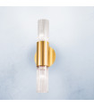 Giro gold leaf wall light 2 bulbs 36cm