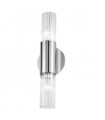 Applique murale Giro Feuille d'argent 2 ampoules 36cm