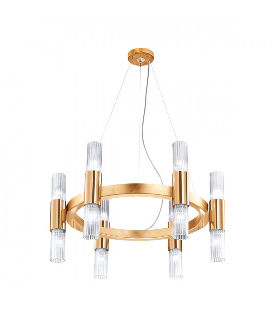 Applique murale Giro 12 ampoules Feuille d'or