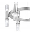 Applique murale Giro 12 ampoules Feuille d'argent