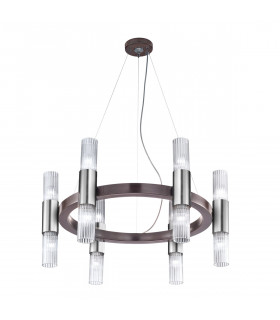 Applique murale Giro 12 ampoules Brun brossé