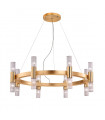 Applique murale Giro 16 ampoules Feuille d'or
