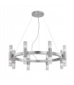 Giro 16-Light Silver Leaf Wall Sconce