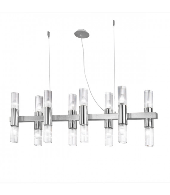 Suspension Giro 16 ampoules Feuille d'or