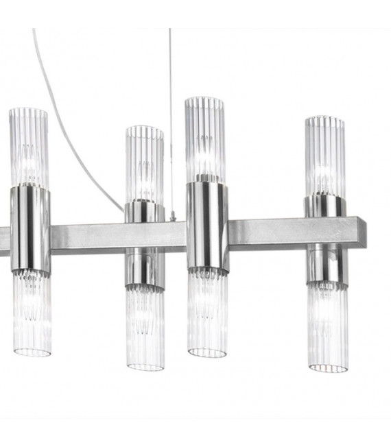 Lampada a sospensione Giro 16 lampadine foglia oro