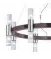 Applique murale Giro 16 ampoules Brun brossé