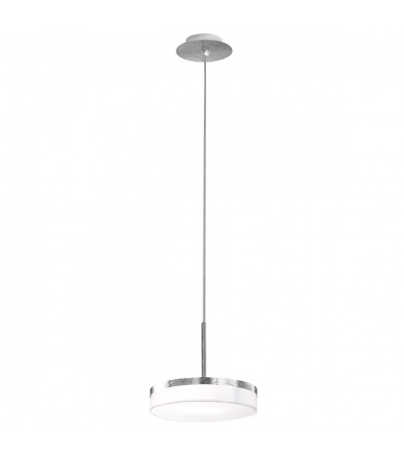 Suspension Solis 1 ampoule Feuille d'argent