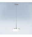 Solis 1-Light Silver Leaf Pendant