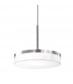 Solis 1-Light Silver Leaf Pendant