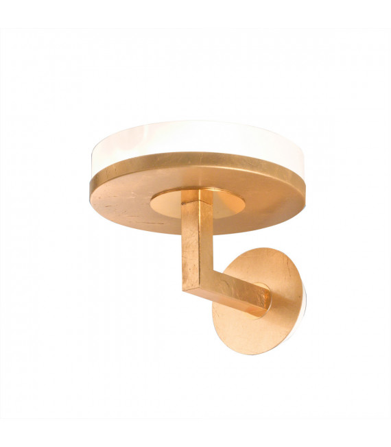 Applique murale Solis Feuille d'or 1 ampoule 20cm
