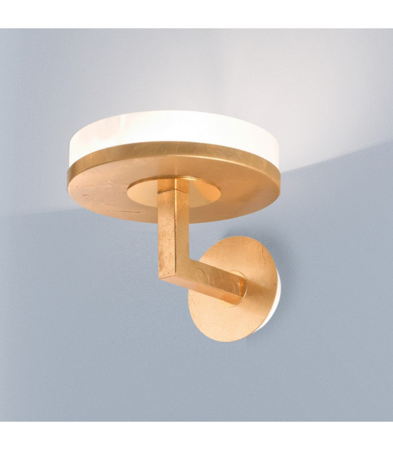Aplique Solis Pan de Oro 1 bombilla 20cm