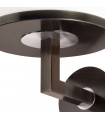 Applique murale Solis Brun brossé 1 ampoule 20cm