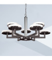 Solis pendant light 10 bulbs Brushed brown