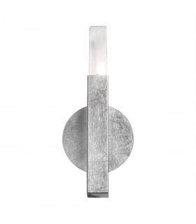 Wall light Spigolo Silver leaf 1 bulb 29.5cm