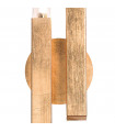 Wall light Spigolo Gold leaf 2 bulbs 32.5cm
