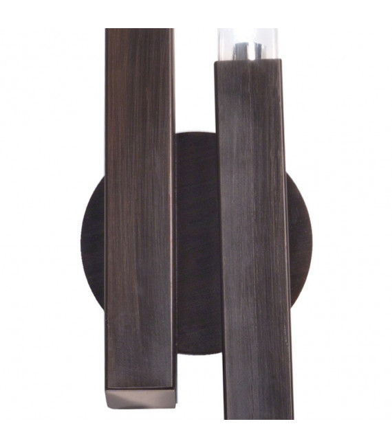 Wall light Spigolo Brushed brown 2 bulbs 32.5cm