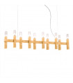 Spigolo pendant lamp Gold leaf 10 bulbs 34cm
