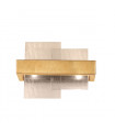 Wall light Rettangolo Gold leaf 2 bulbs 24cm