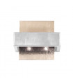 Wall light Rettangolo Brushed brown 2 bulbs 17cm