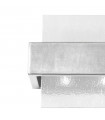 Wall light Rettangolo Silver leaf 2 bulbs 17cm