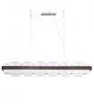 Suspension Rettangolo 1 ampoule Brun brossé