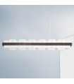 Suspension Rettangolo 1 ampoule Brun brossé