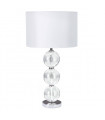 Lampe de table Table Chrome,verre 1 ampoule 58cm