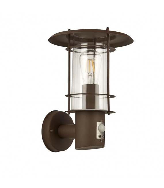 Lanterne de jardin Edgeware Acier inoxydable Brun rouille 1 ampoule 32,1cm