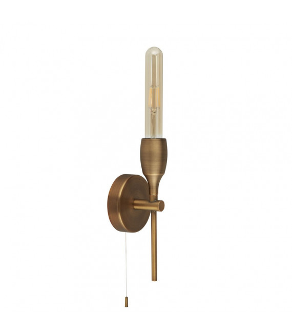 Aplique Tubes Acero Dulce Bronce 1 bombilla 24cm