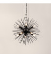 Sputnik pendant Mild steel Matt black 10 bulbs 56cm