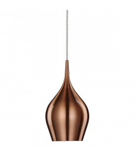 Colgante Cobre Vibrante 1 bombilla 142cm