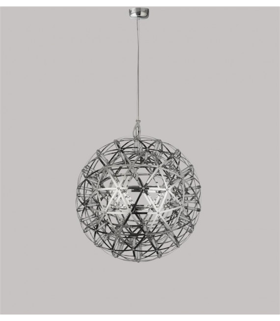 Plafonnier LED intégré Galaxy Aluminium,acier doux Chrome 44 Cm