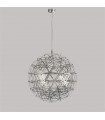 Plafonnier LED intégré Galaxy Aluminium,acier doux Chrome 64 Cm