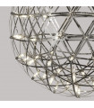 Integrated LED ceiling light Galaxy Aluminium, mild steel Chrome 64 Cm