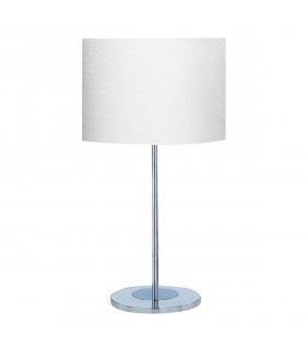 Lampada da tavolo Carter cromata 1 lampadina 62 cm
