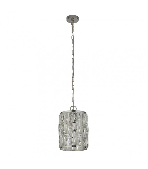 Suspension Bijou Acier doux Chrome 1 ampoule 31cm