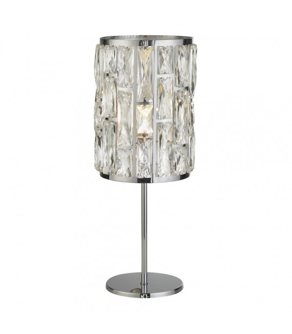Lámpara Jewel Design Acero Dulce Cromo 1 bombilla 47cm