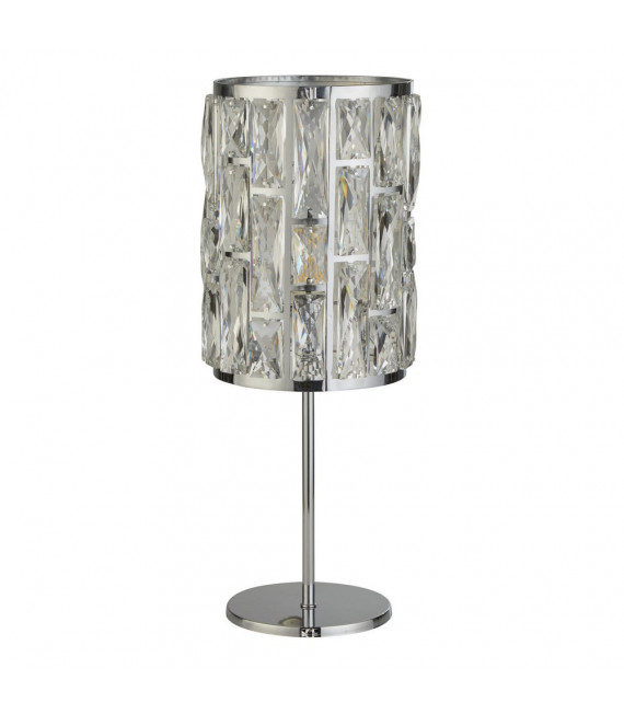 Lampada Jewel Design Acciaio Cromato 1 lampadina 47cm