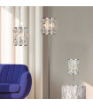 Jewel Design Lamp Mild Steel Chrome 1 bulb 47cm
