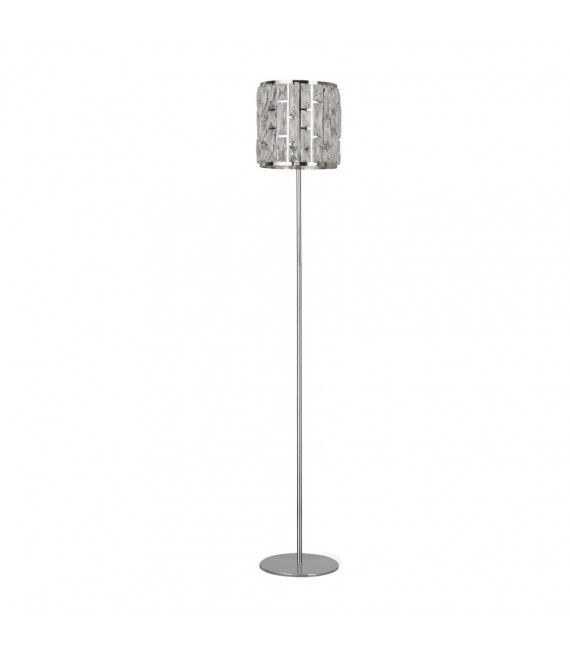 Lámpara Jewel Design Acero Dulce Cromado 1 bombilla 155cm